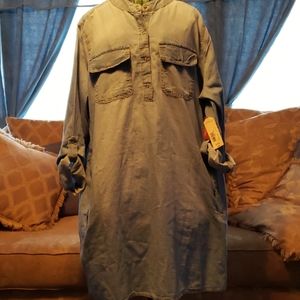 Denim Shirt Dress